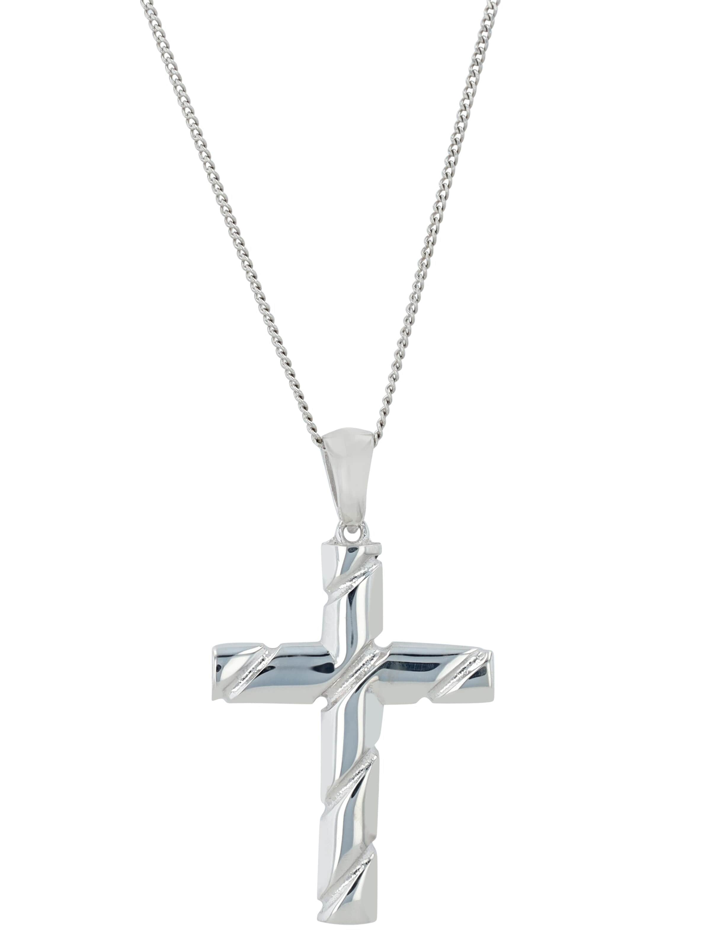 Akzent Pendant 'langlebig' in Silver: front