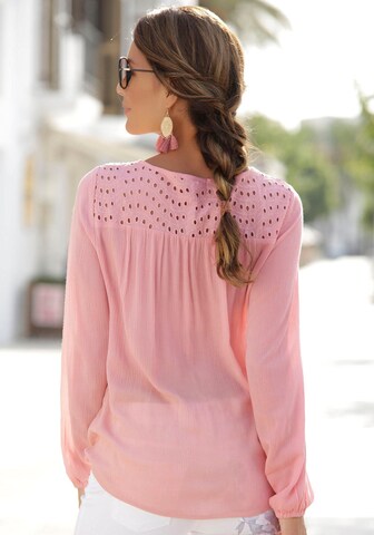 LASCANA Blouse in Roze