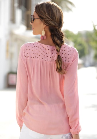 LASCANA Blouse in Pink