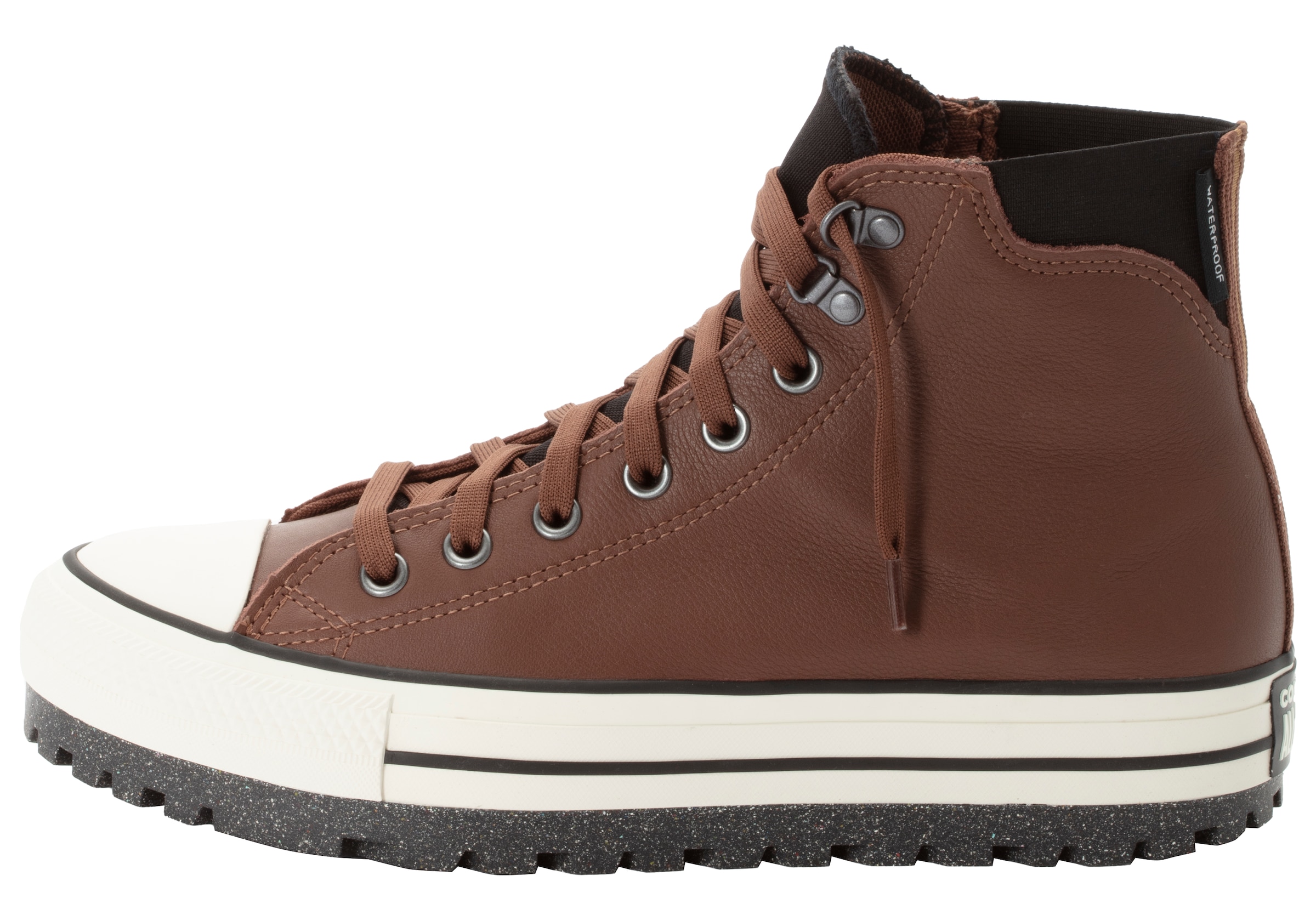 CONVERSE High-Top Sneakers in Brown