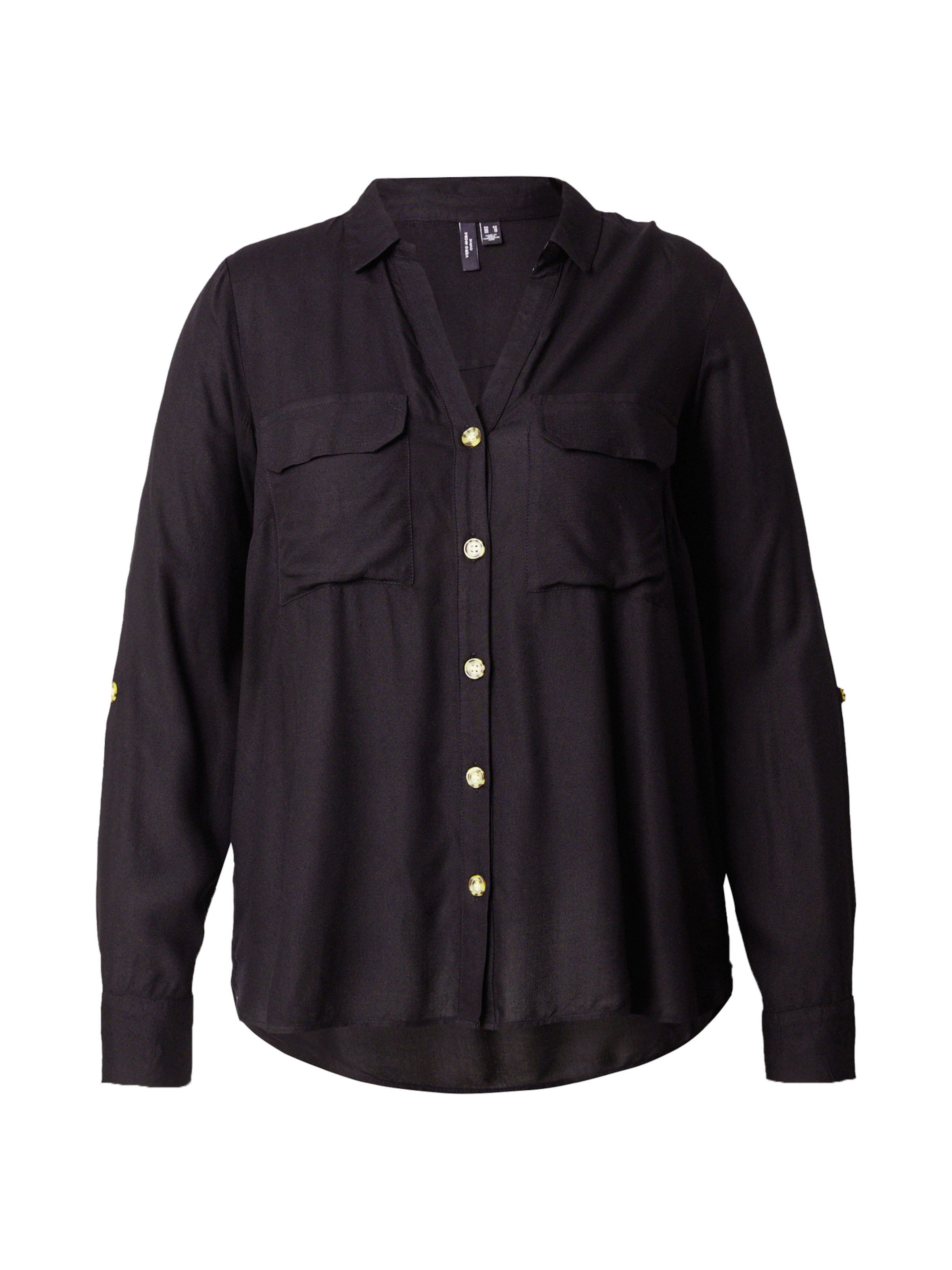 Vero Moda Curve Halenka 'VMBumpy' – černá: přední strana