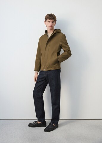 MANGO MAN Between-Seasons Parka 'Iker' in Brown