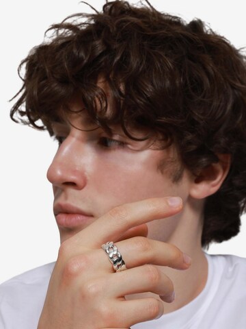 Heideman Ring 'Arbor' in Zilver: voorkant