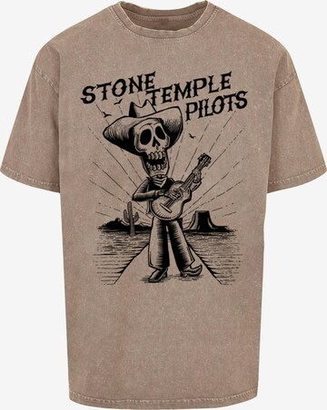 Merchcode Shirt 'Stone Temple Pilots' in Brown: front
