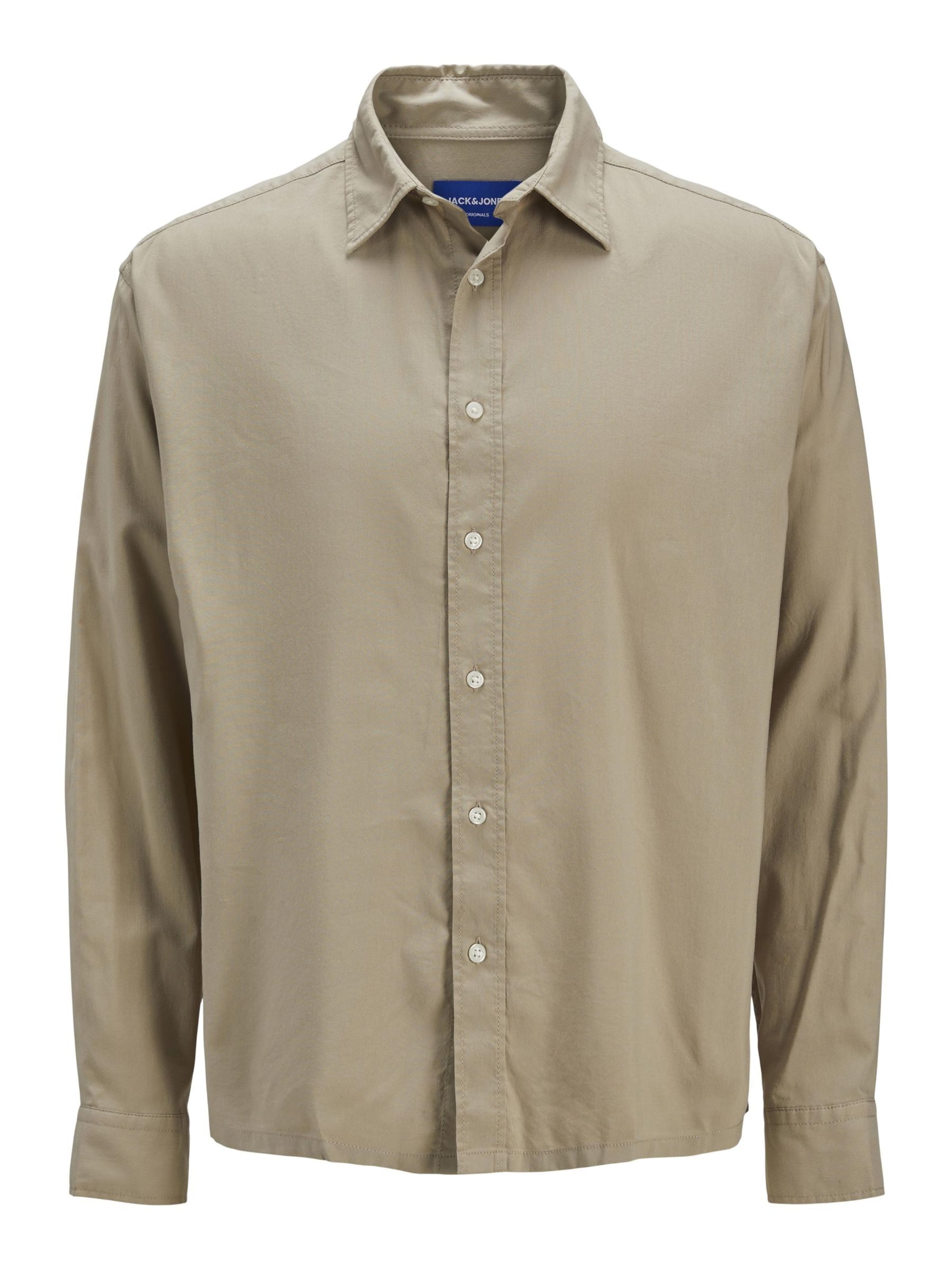 Fit confort Chemise JACK & JONES en beige : devant