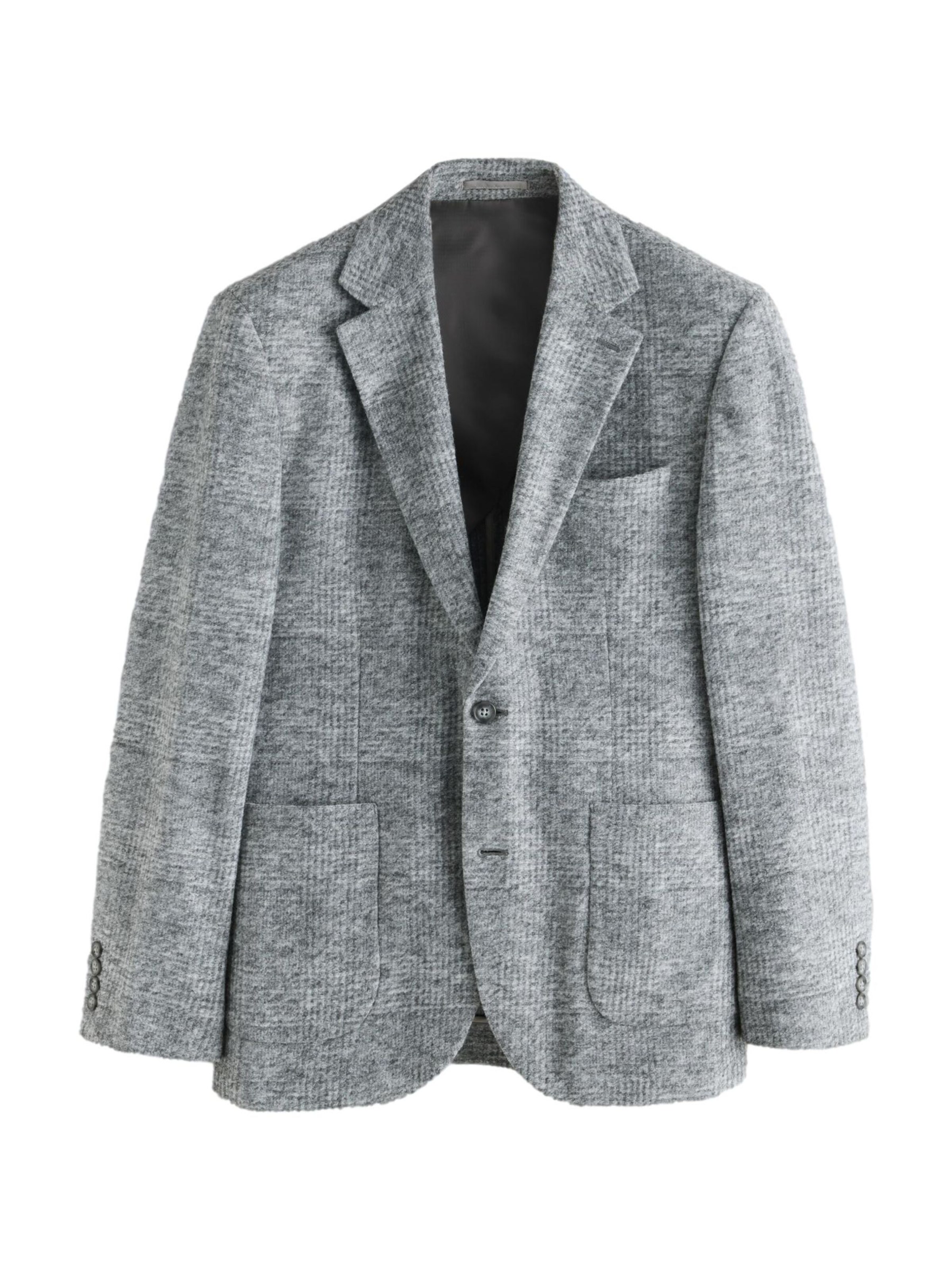 Next Regular fit Blazer in Grey: front