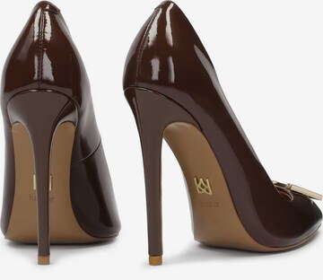 Kazar - Zapatos con plataforma en marrón