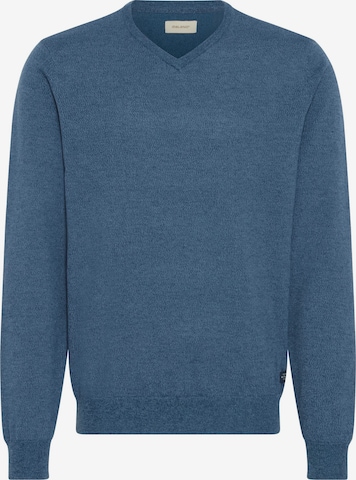 Pull-over ' BHBRUTON V-neck ' BLEND en bleu : devant