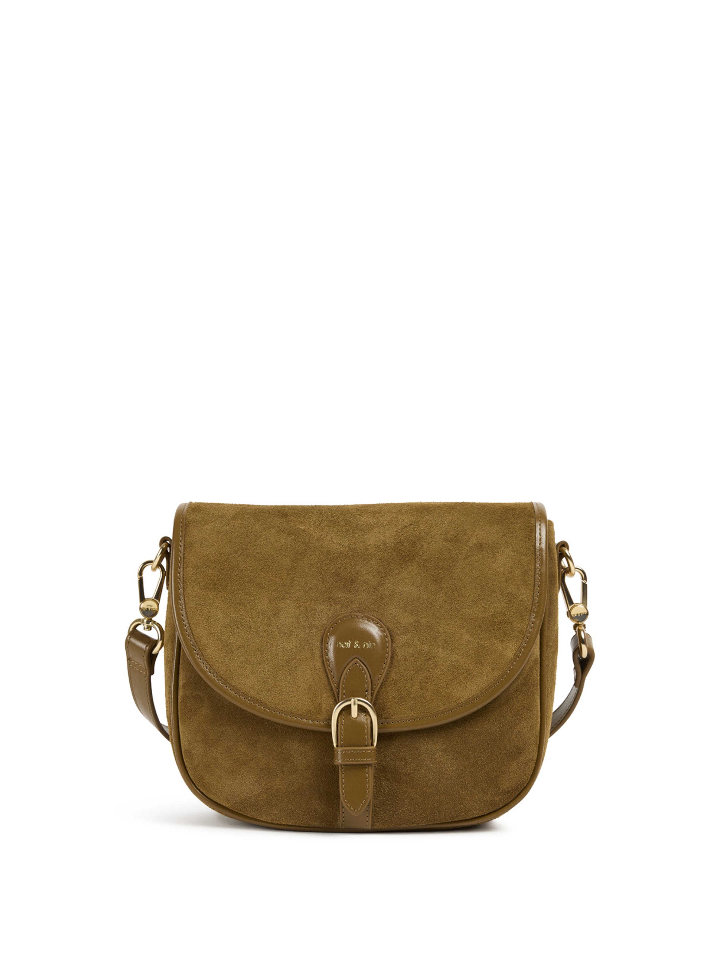 Nat&Nin Skuldertaske 'Olivia' i brun: forside