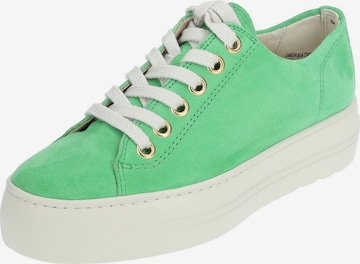 Paul Green Sneakers laag in Groen: voorkant