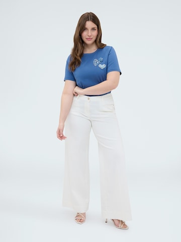 Haut Fiorella Rubino en bleu