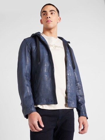 FREAKY NATION Between-Season Jacket 'Daan' in Blue: front