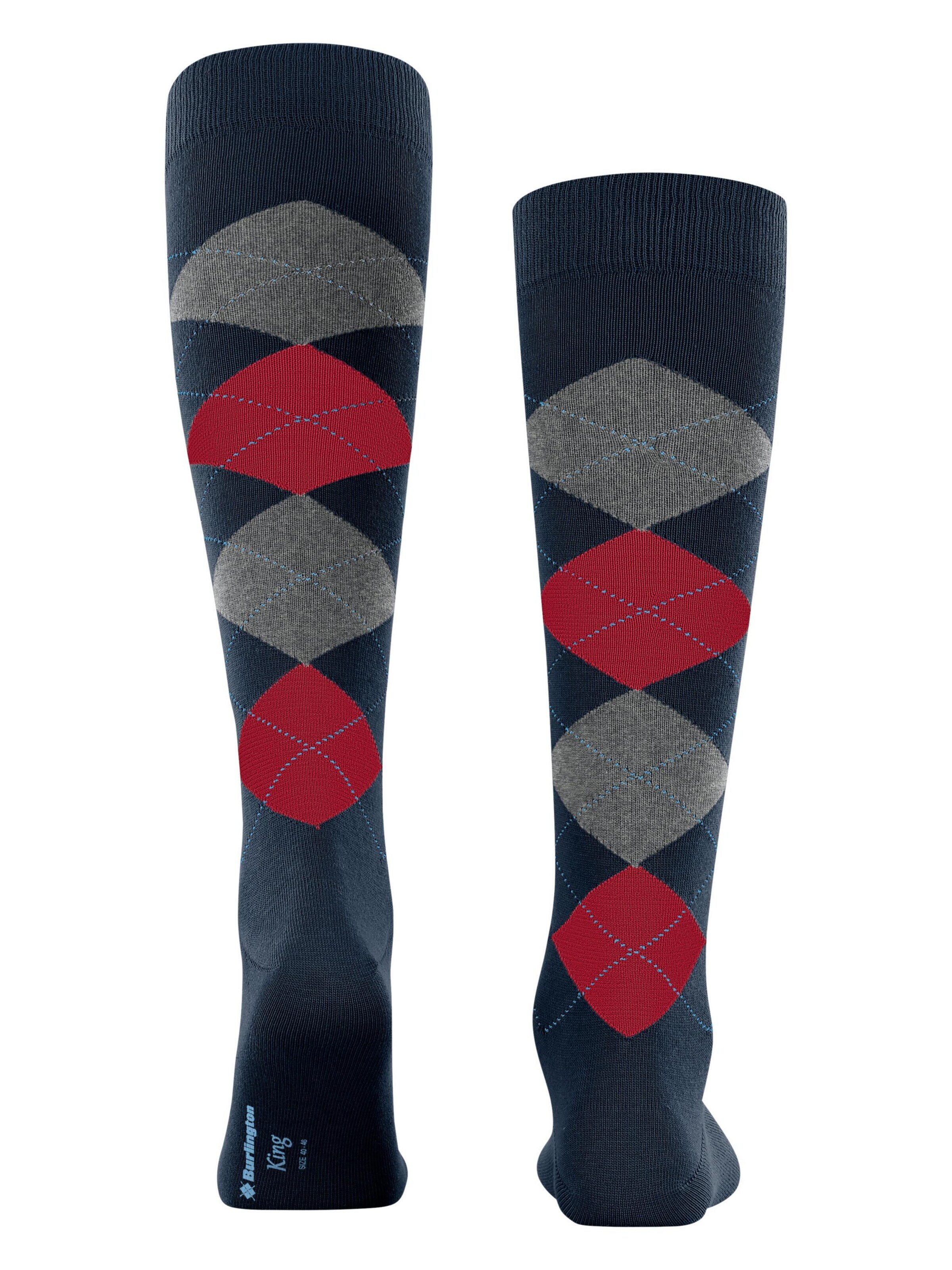 BURLINGTON Kniestrümpfe 'King'‌‌ in Blau