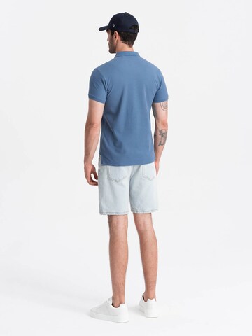T-Shirt 'OM-POBS-0100' Ombre en bleu