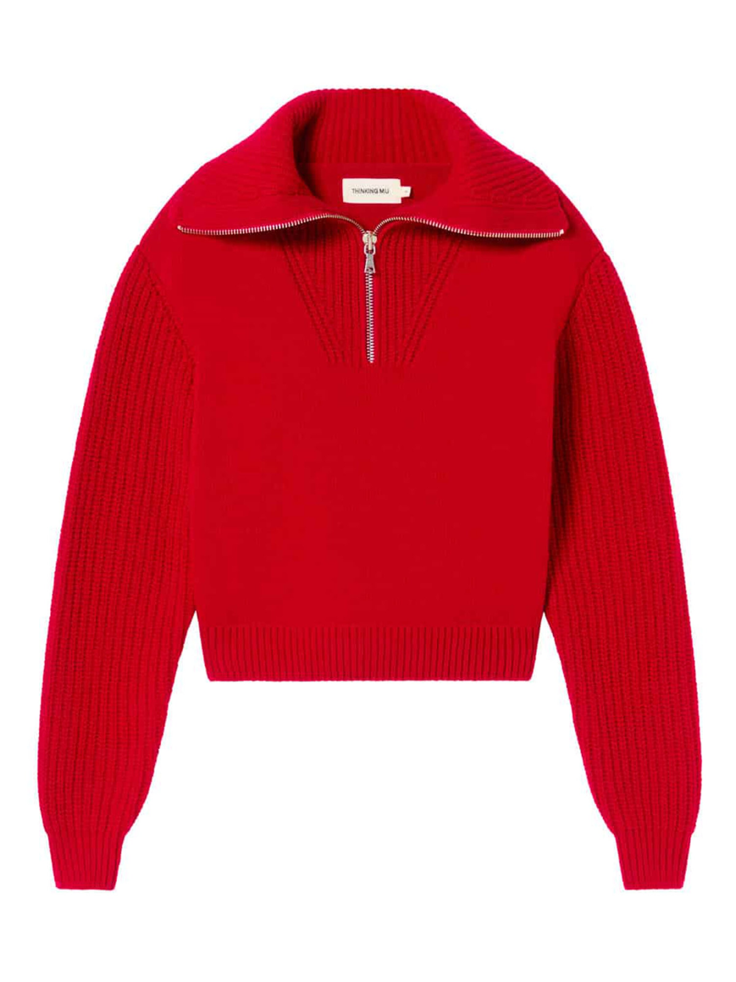 Thinking MU Sweater 'Tanit' in Red: front