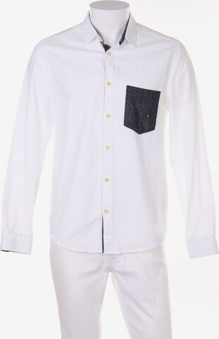 H&M Button Up Shirt in M in White: front