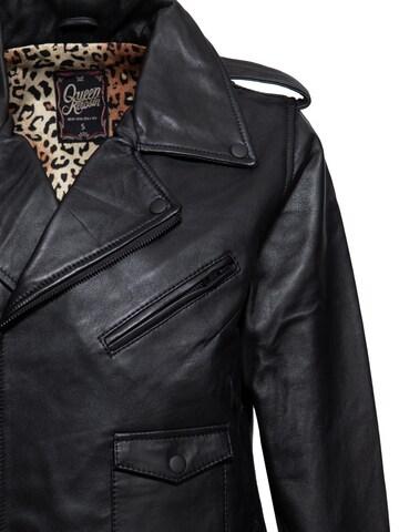 Queen Kerosin Übergangsjacke 'Marlon'‌‌‌ in Schwarz