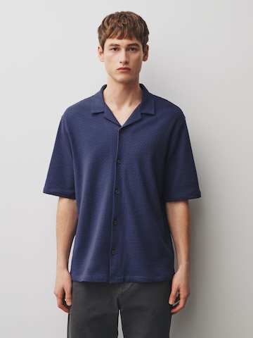 Next Regular Fit Hemd in Blau