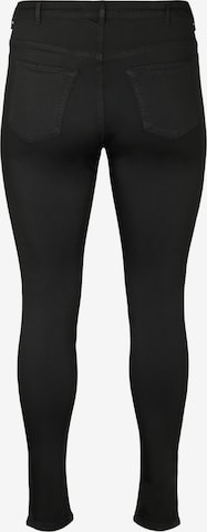 Zizzi Skinny Jeans 'AMY' in Zwart