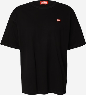 DIESEL Majica | črna barva: sprednja stran