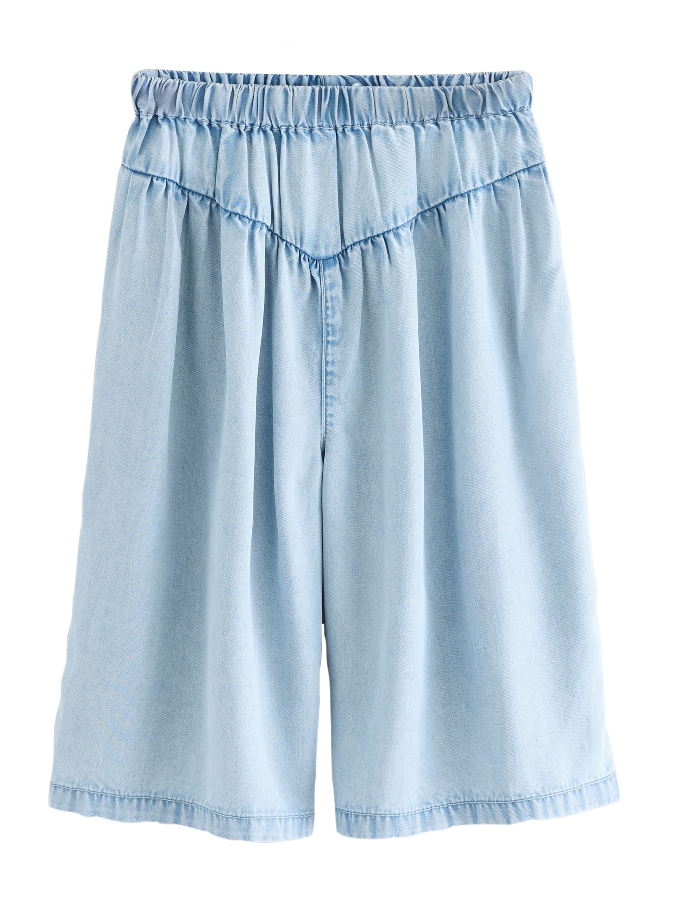 Next Wide leg Jeans in Blue: front