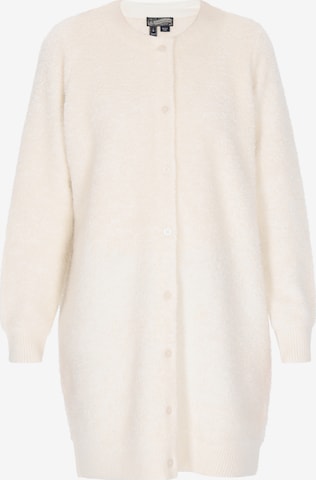 DreiMaster Vintage - Casaco de malha em branco: frente