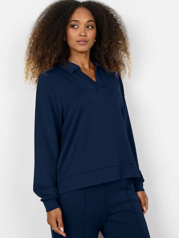 Sweat-shirt 'Banu' Soyaconcept en bleu : devant
