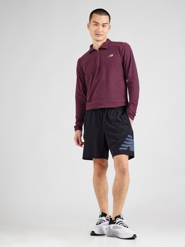 new balanceLoosefit Sportske hlače - crna boja