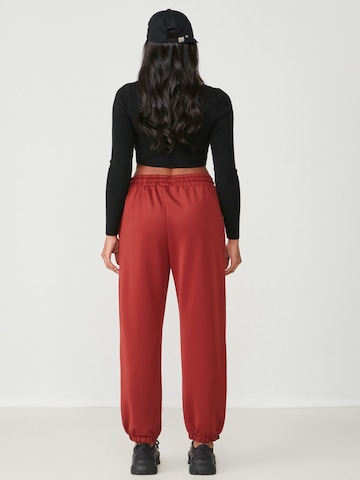C&City Tapered Trousers in Brown