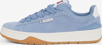 Tommy Jeans Platform trainers in Blue: front