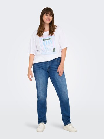 ONLY Carmakoma Shirt in Wit