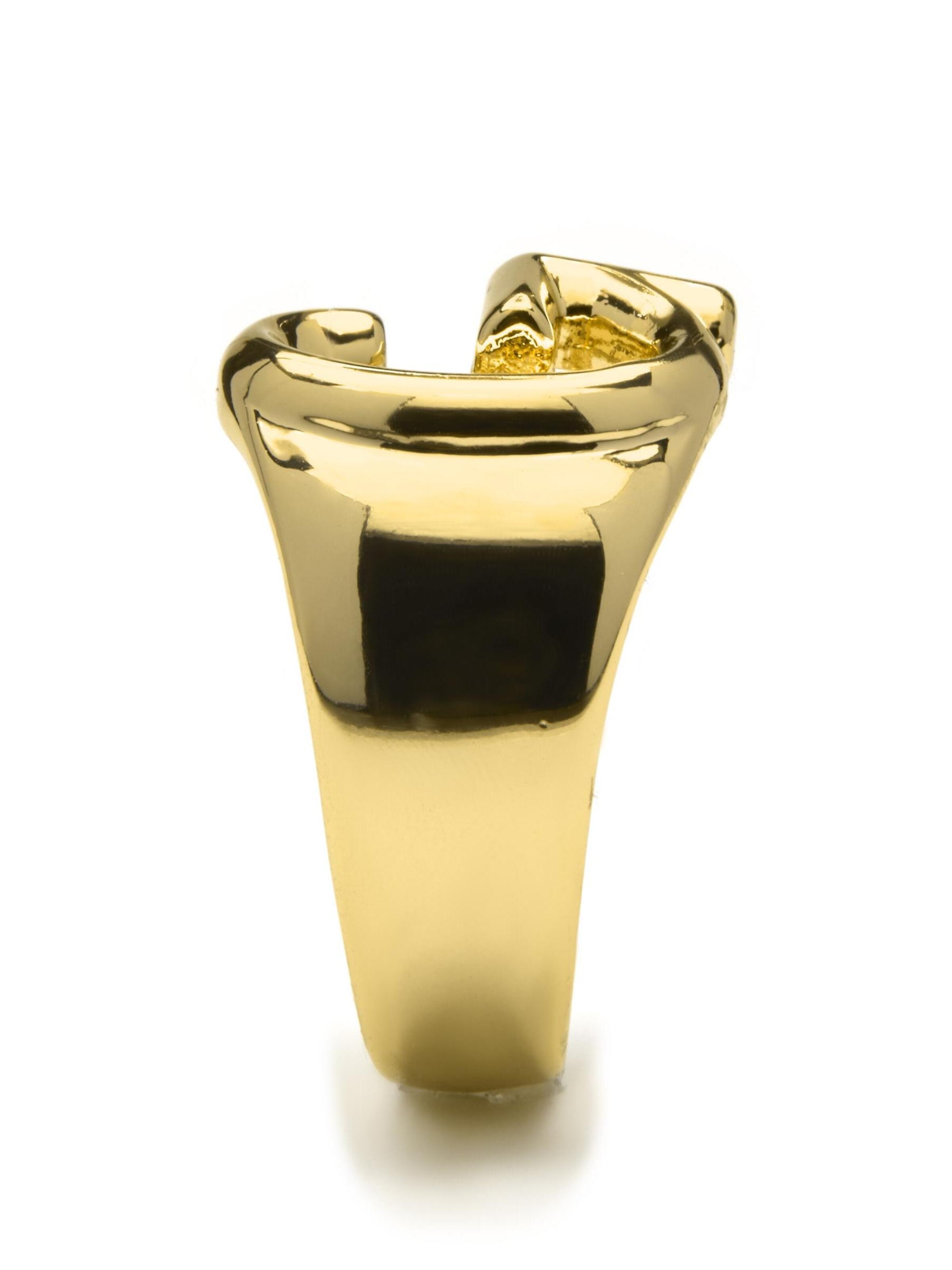 Luxenter Ring 'Alphabet G' in Goud