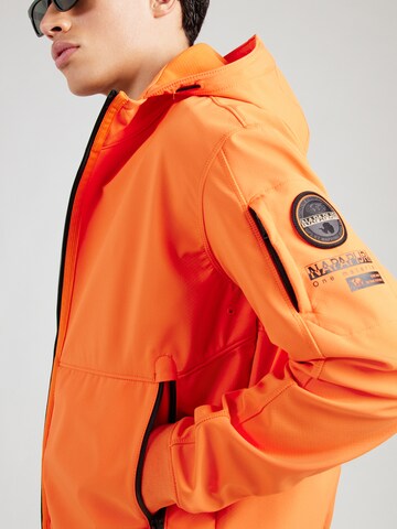 NAPAPIJRI Prehodna jakna 'A-MELVILLE' | oranžna barva