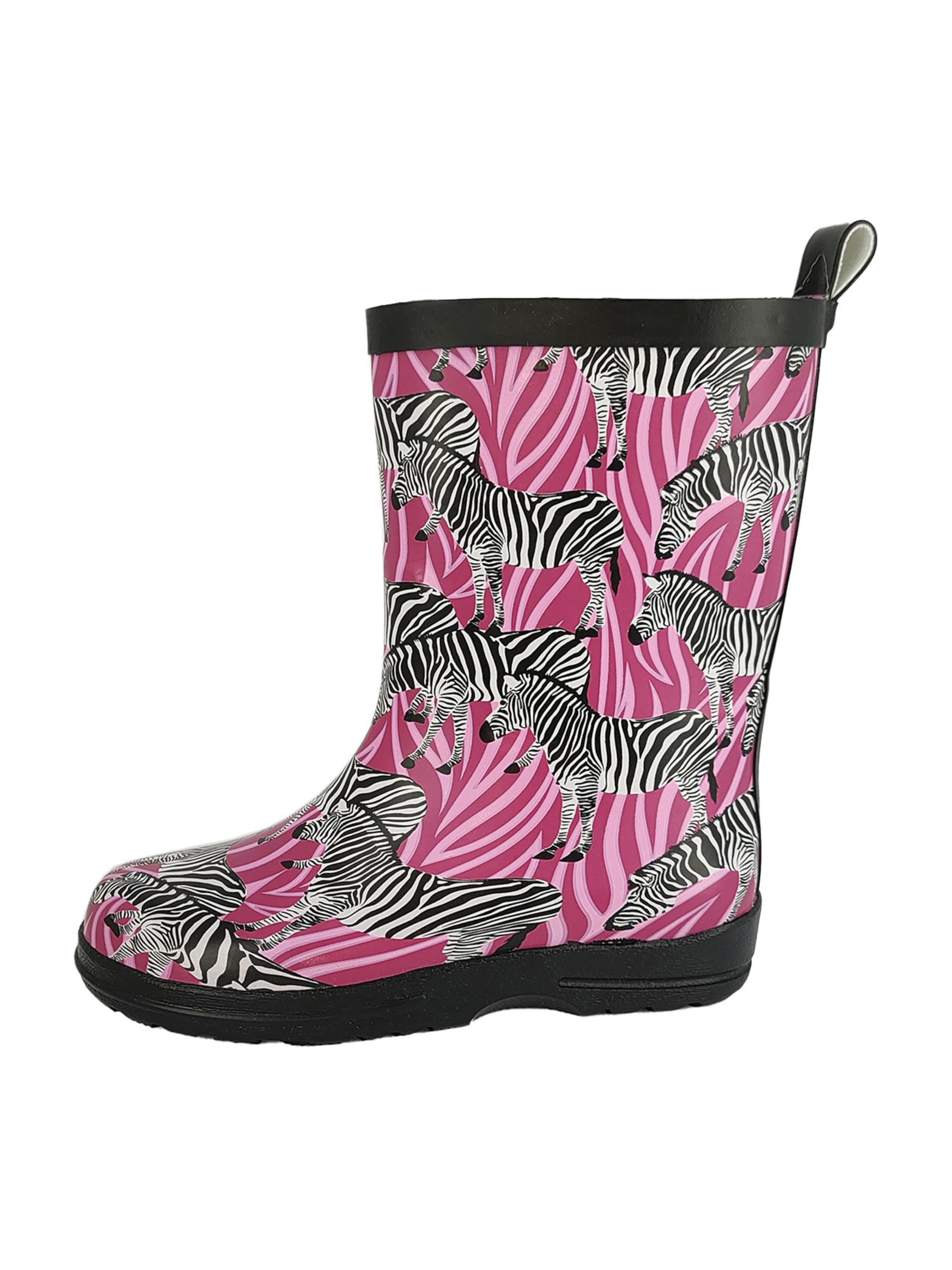 Bottes en caoutchouc 'Zebra' BECK en mélange de couleurs
