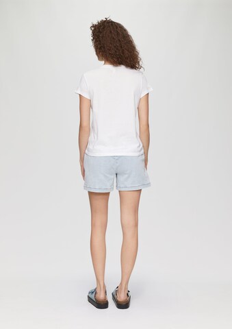 QS T-Shirt in Weiß