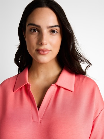 Tom Tailor Women + Shirt 'Scuba' in Pink