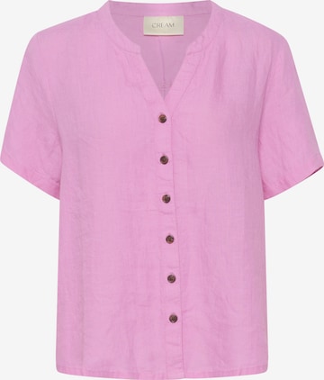 Cream Blouse 'Bellis' in Pink: front