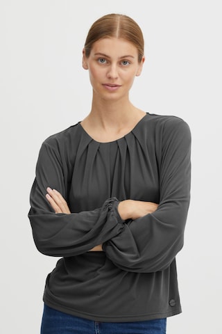 Oxmo Blouse 'Hal' in Black: front