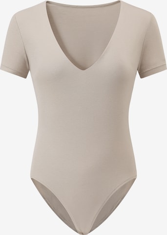 SASSYCLASSY Shirtbody in Beige: Vorderseite