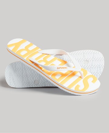 Superdry T-Bar Sandals in White