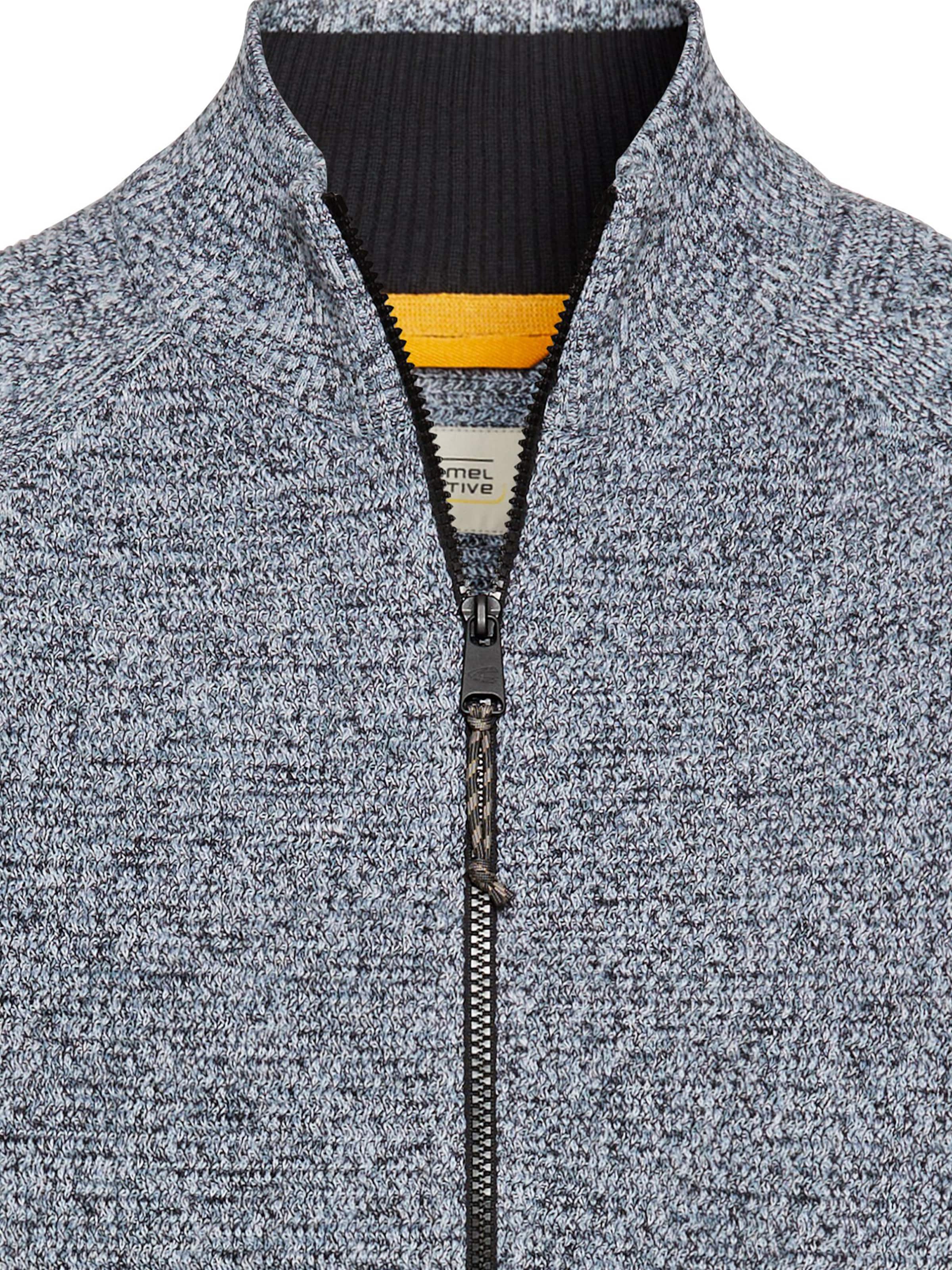 CAMEL ACTIVE Gebreid vest in Blauw