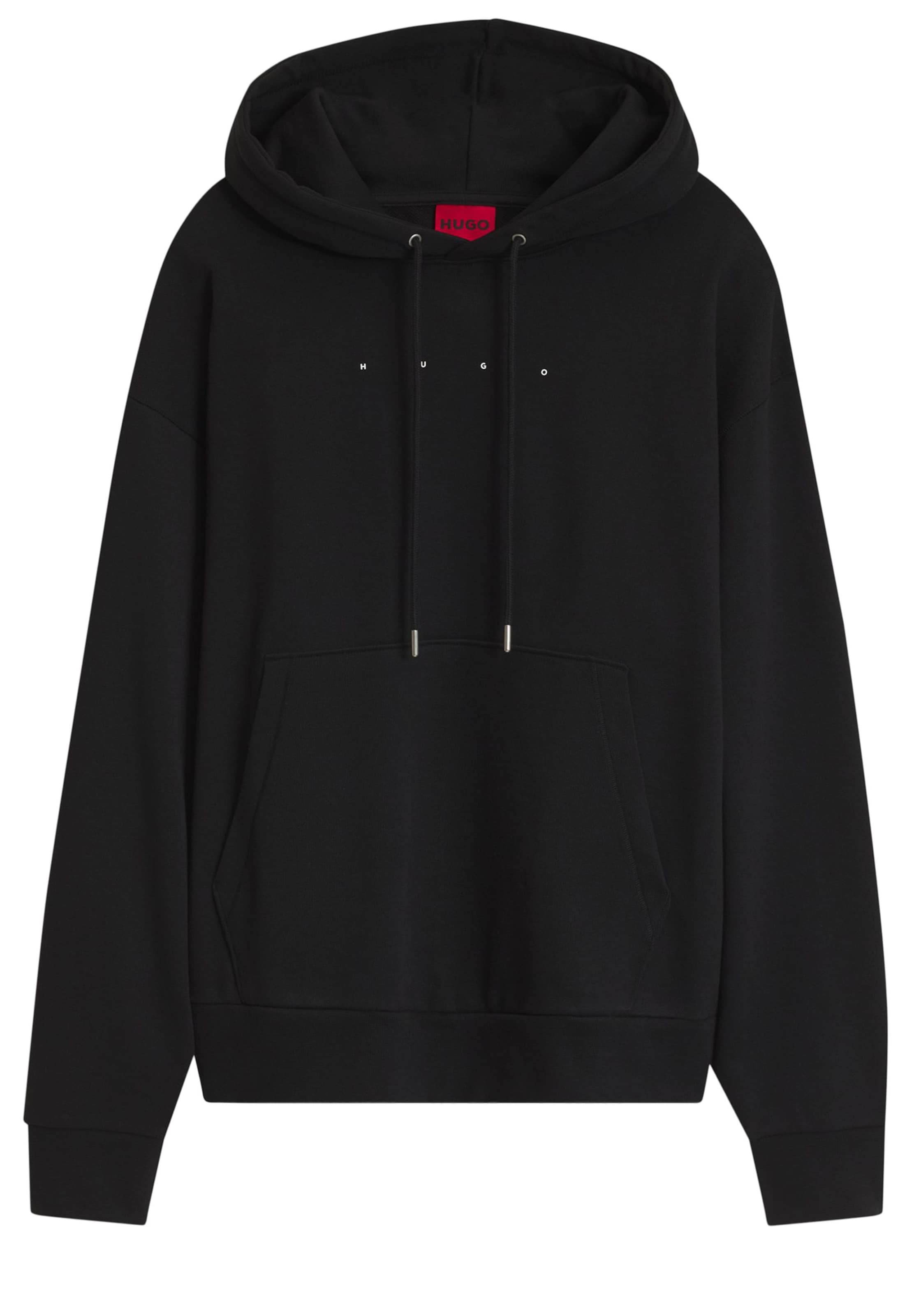 HUGO Sweatshirt in Schwarz: Vorderseite