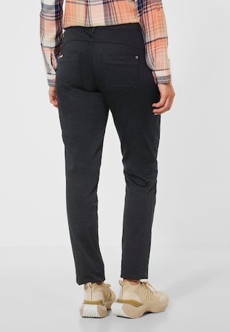 STREET ONE Slim fit Trousers in Black