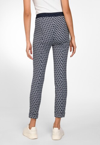 Regular Pantalon Basler en bleu