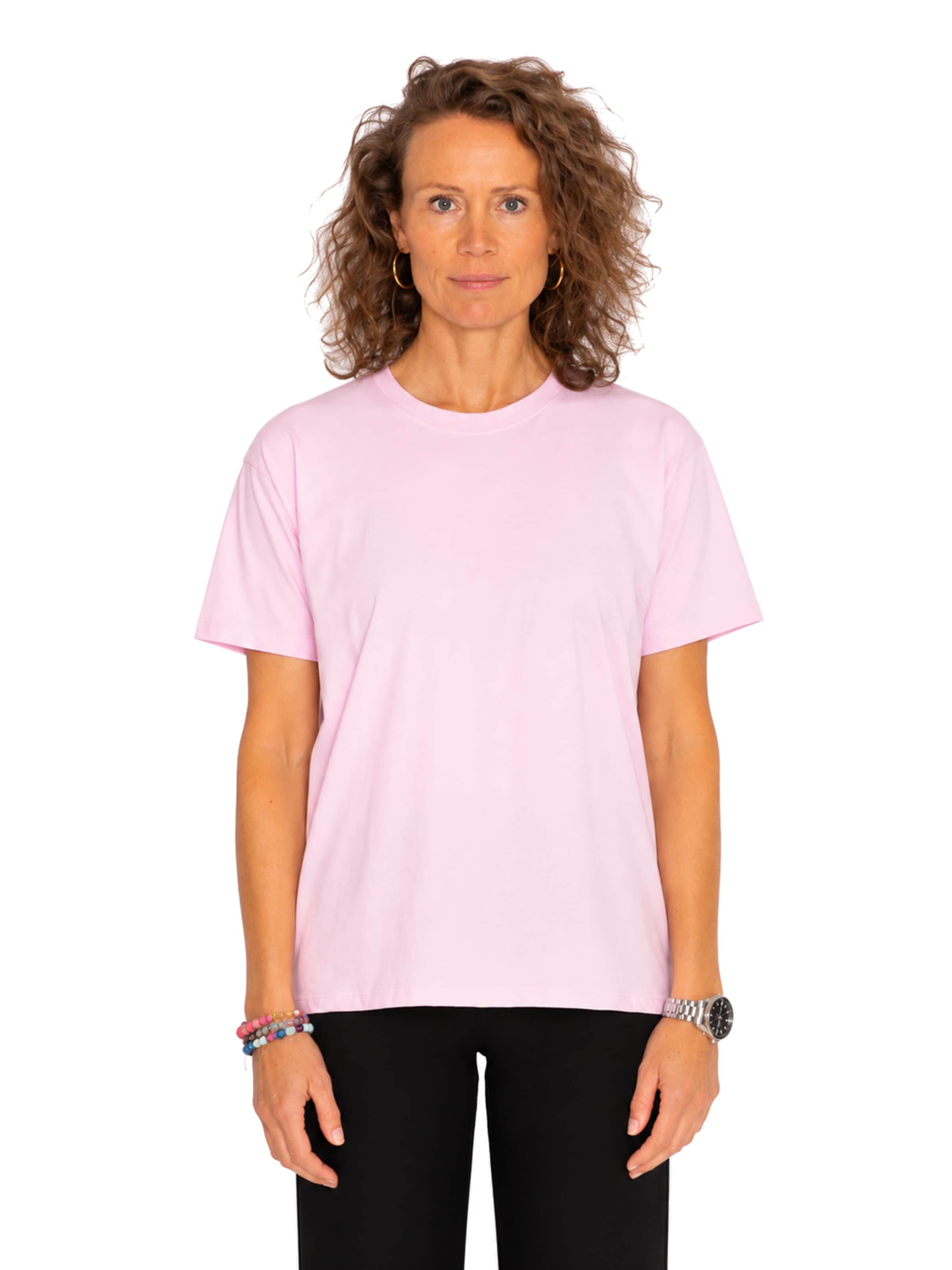 FRUIT OF THE LOOM Shirts 'T-shirt' i pink
