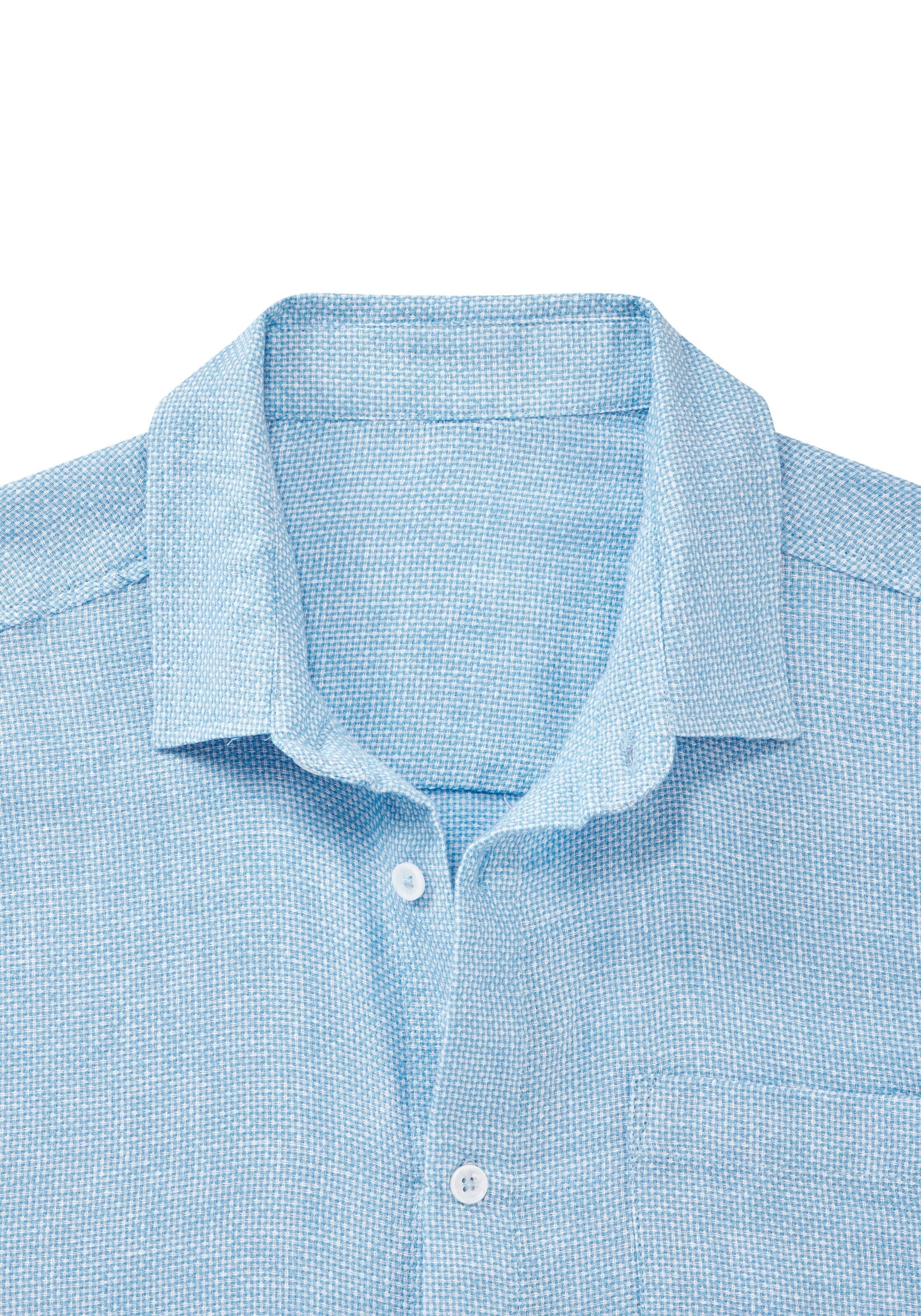 JOHN DEVIN Regular fit Button Up Shirt in Blue