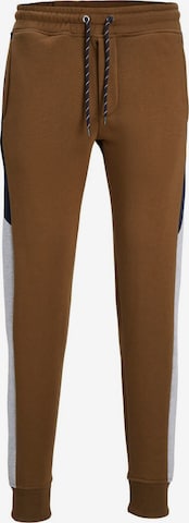 Pantalon 'Will Reid' JACK & JONES en marron : devant