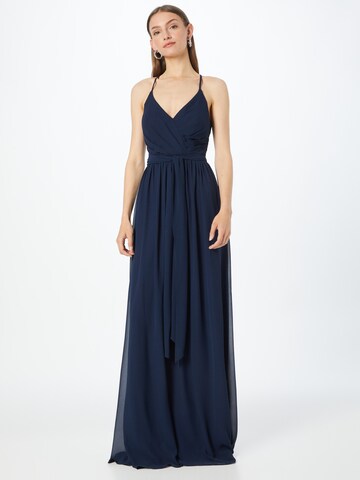 STAR NIGHT Evening Dress in Blue: front