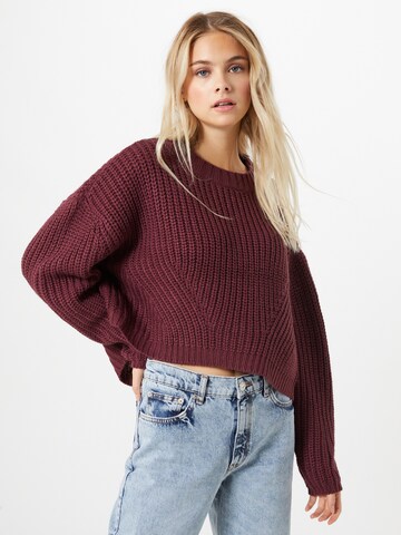 Urban Classics Sweater in Pink: front