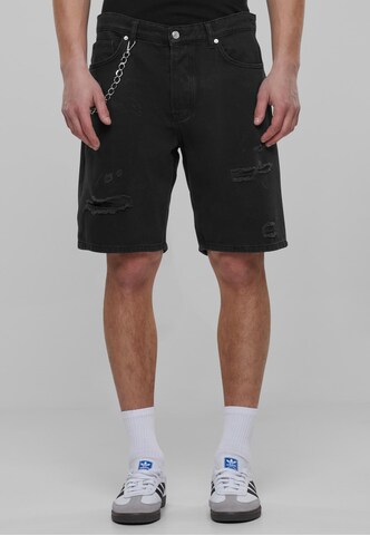2Y Premium Regular Jeans in Black: front